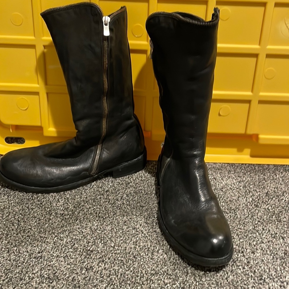 Officine Creative Black Ankle Boots